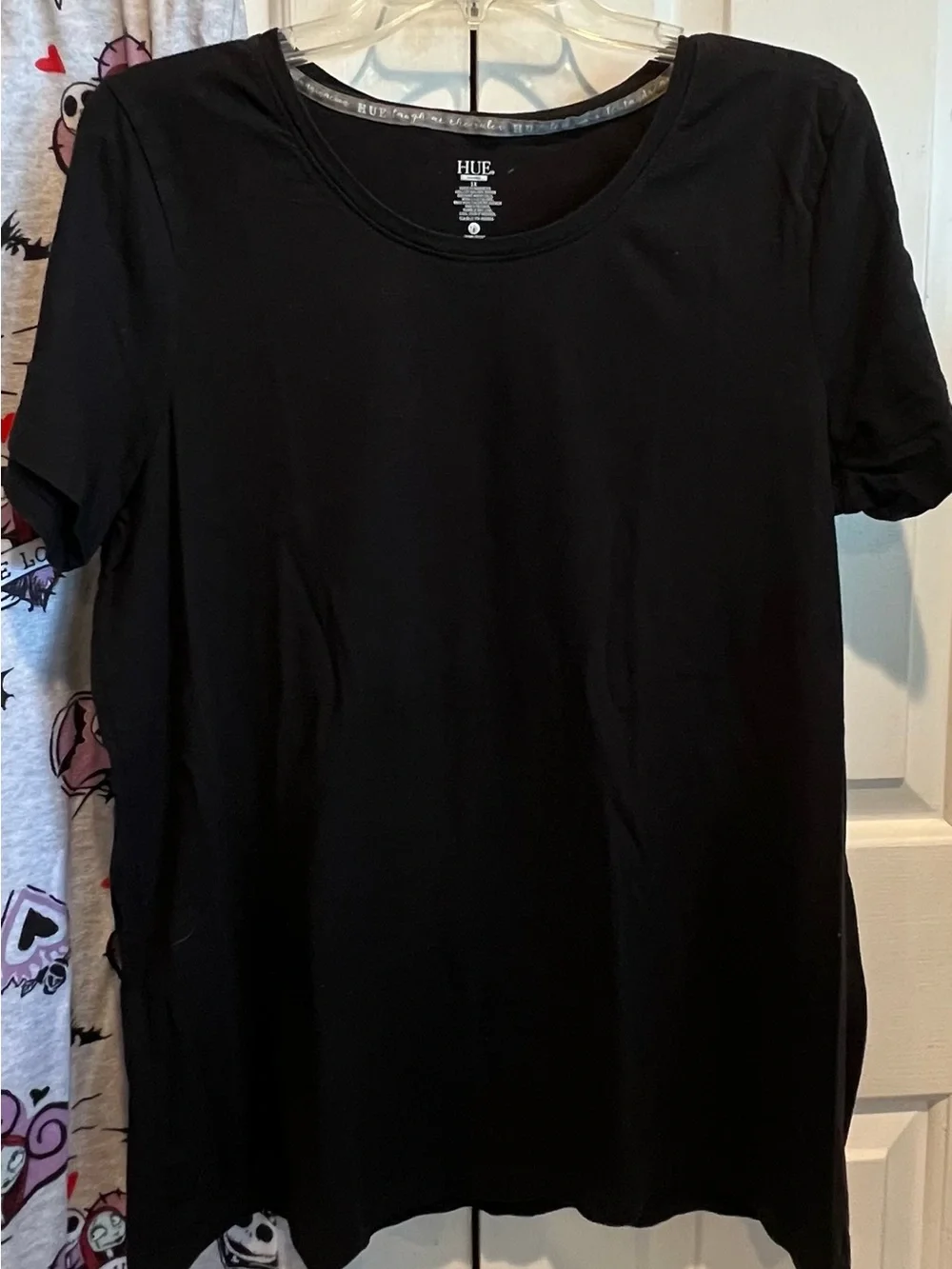 2 Pc PJ Set 💜🖤Disney’s Nightmare B4 Christmas Pants w Pockets & a Black tee - Picture 10 of 12